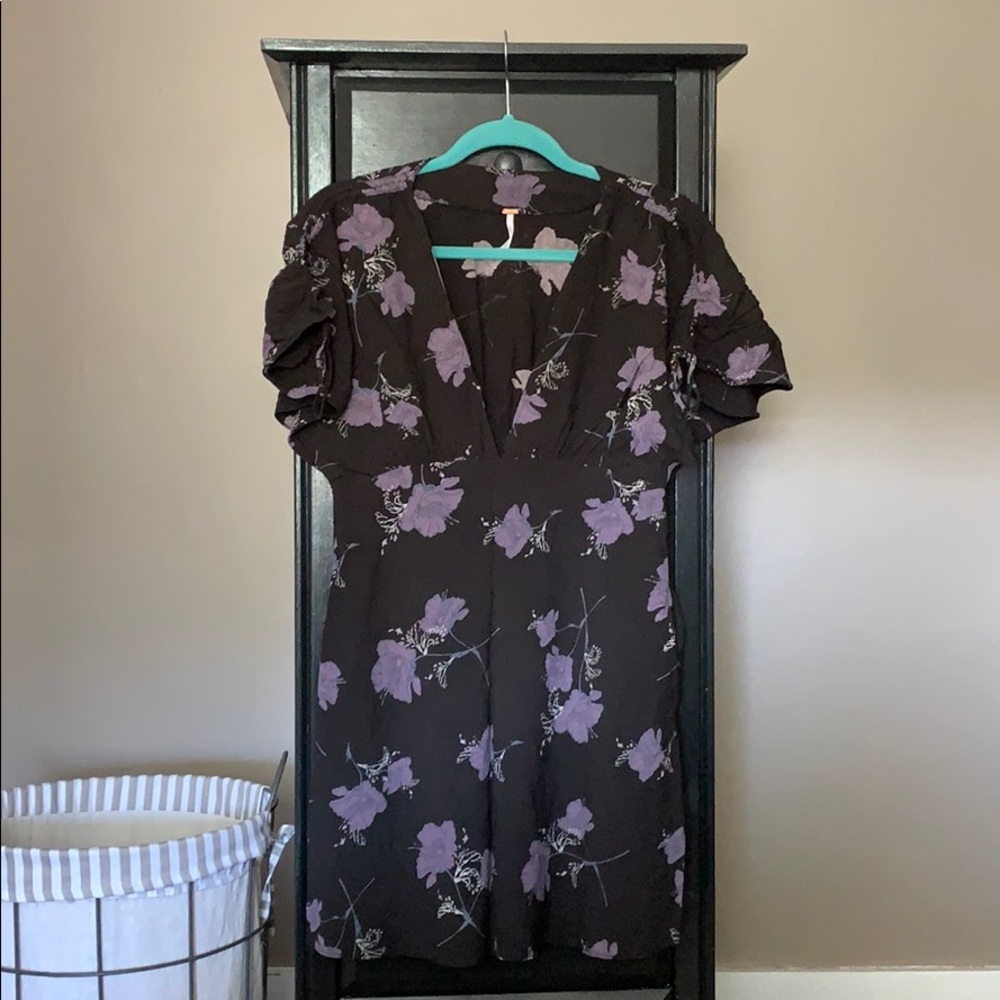 Free People Melanie Night Comb Mini Dress